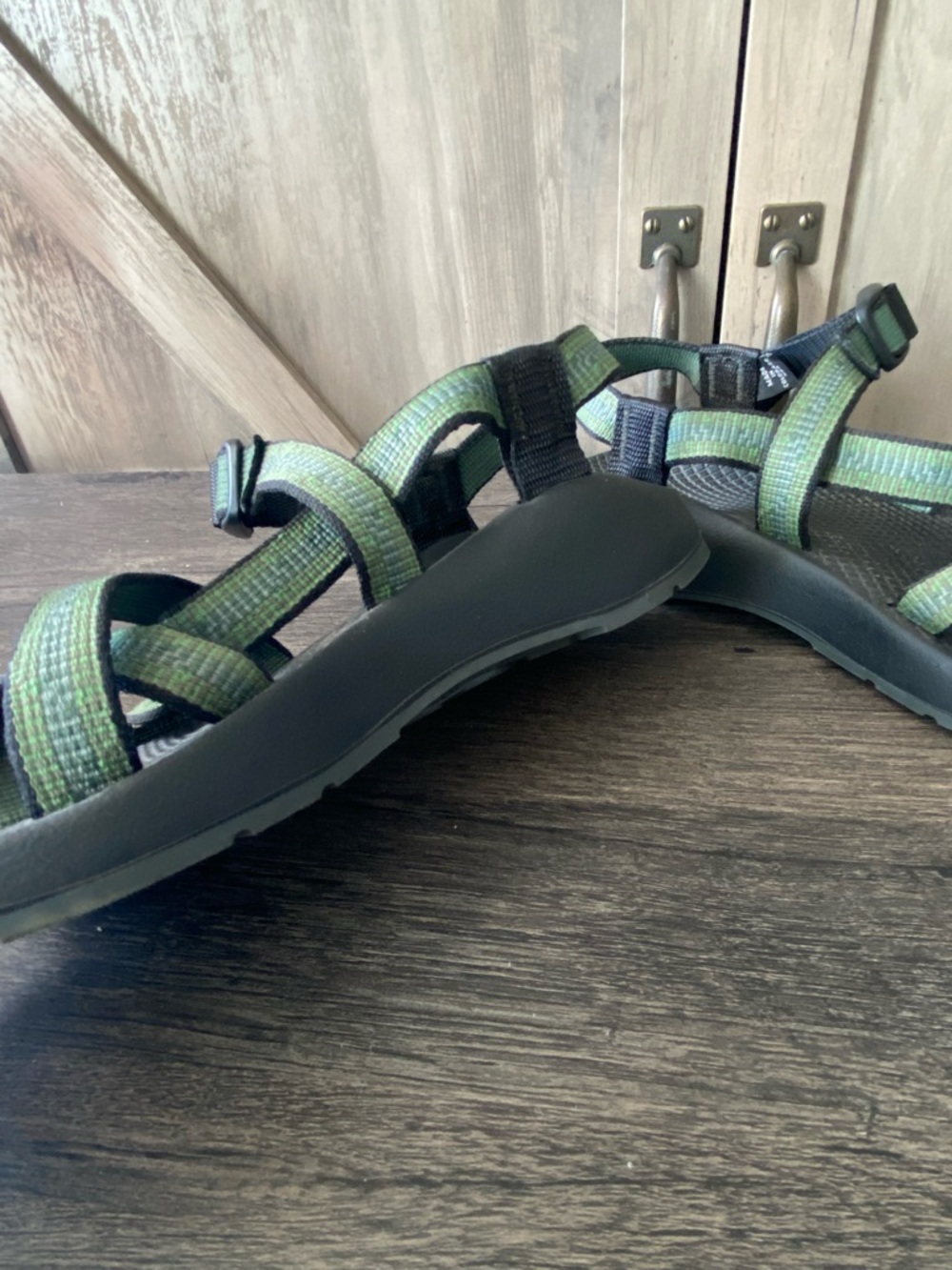 Chaco Strappy Green Summer Hiking Sandals Women’s Size 7 - Picture 9 of 14